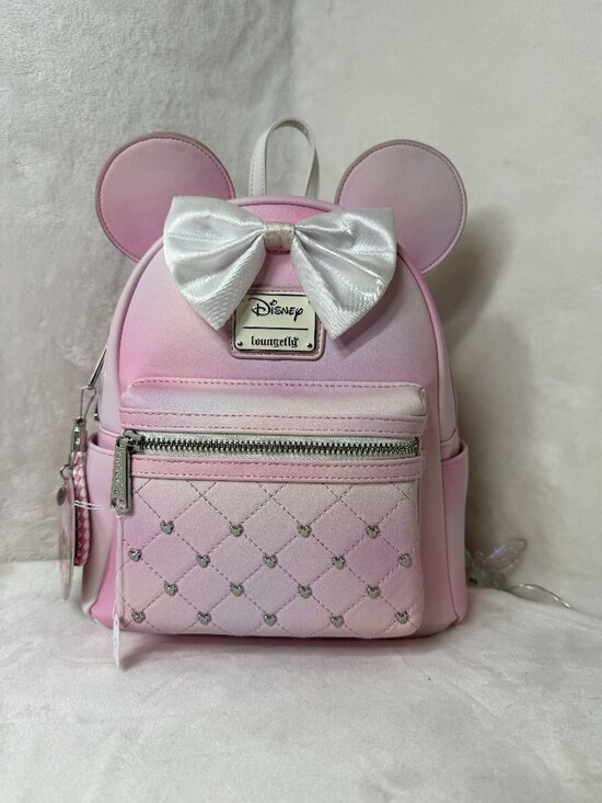 Loungefly Handbags - Loungefly Minnie Mouse Classic Series Mini Backpack – Sakura Pink (Used)